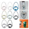 Silicone Cup Handle Silicone Water Bottle Handle Silicone Cup Sleeve Portable Drink Holder for Office School Outdoor Use