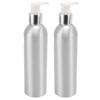 Aluminium Soap Dispenser Heat Resistant Reusable Hand Lotion Bottle Shower Dish Dispenser for Lotion Shampoo Massage Oil