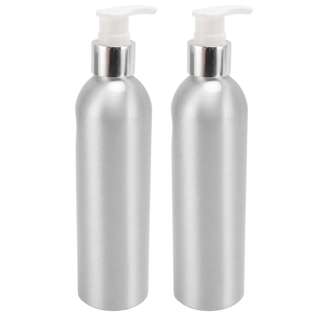 Aluminium Soap Dispenser Heat Resistant Reusable Hand Lotion Bottle Shower Dish Dispenser for Lotion Shampoo Massage Oil