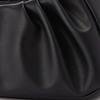 Monica Gathered Black One-Handle Handbag, Women's, (10)