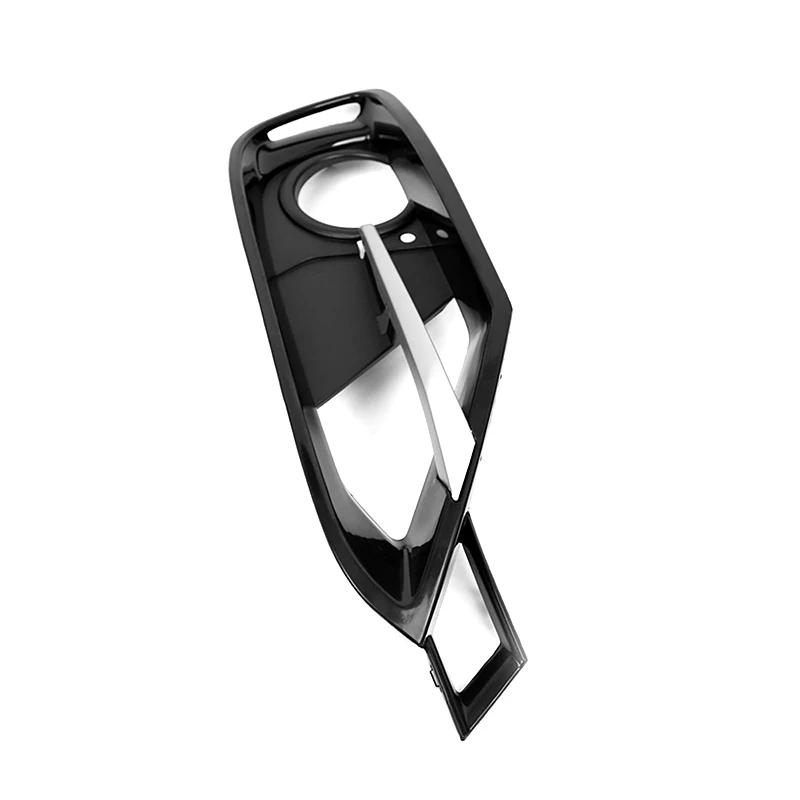 2Pcs/Pair Car Lamp Covers Front Bumper Fog Light Lampshade Fit For BMW 3 Series F30 F31 2012-2015, W/ TRIM LINES, W/ SPORT LINE