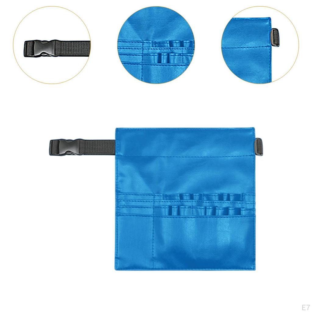 Haircut Tools Scissors Storage Bag Barber Waist Pouch PU Leather Multifunctional Holder Salon
