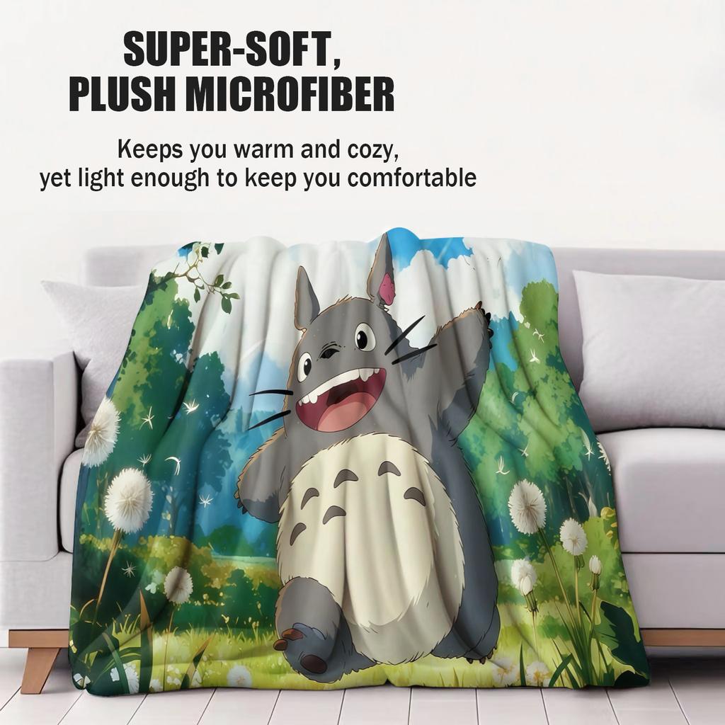 1PC Japan Classic Cartoon Anime Blanket For Office Travel Comfort Leisure Camp Travel Multifunctional Universal Blanket Fan Gift