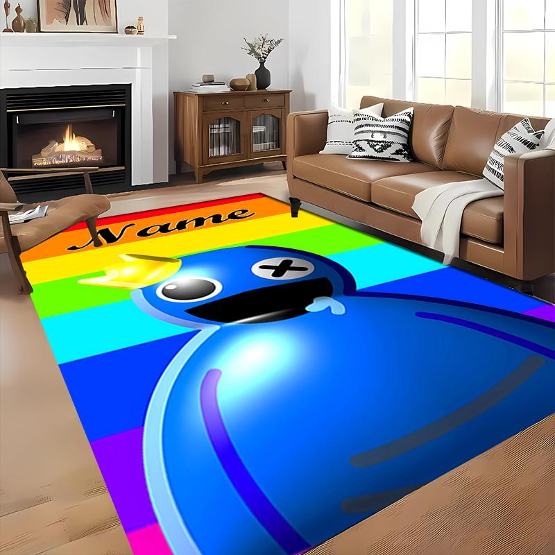 Custom personalization Rainbow Friends Area Rug - Perfect For Kitchen, Bathroom,Laundry Room Decor Large Size Available,Gift All Seasons