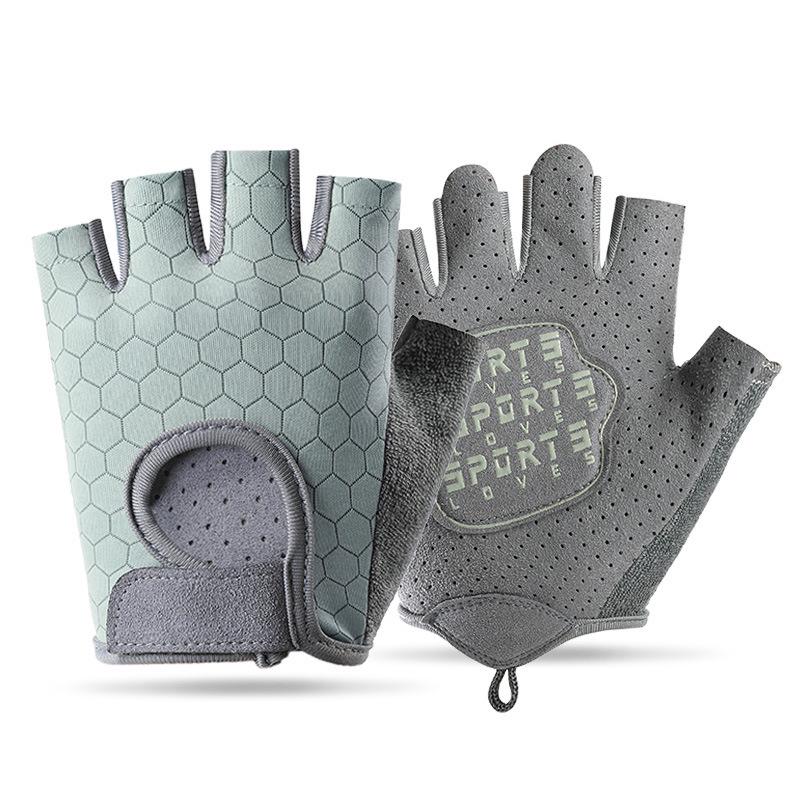 Kids' Non-Slip Half-Finger Gloves for Cycling & Sports - Breathable, Wear-Resistant, Prevents Calluses
