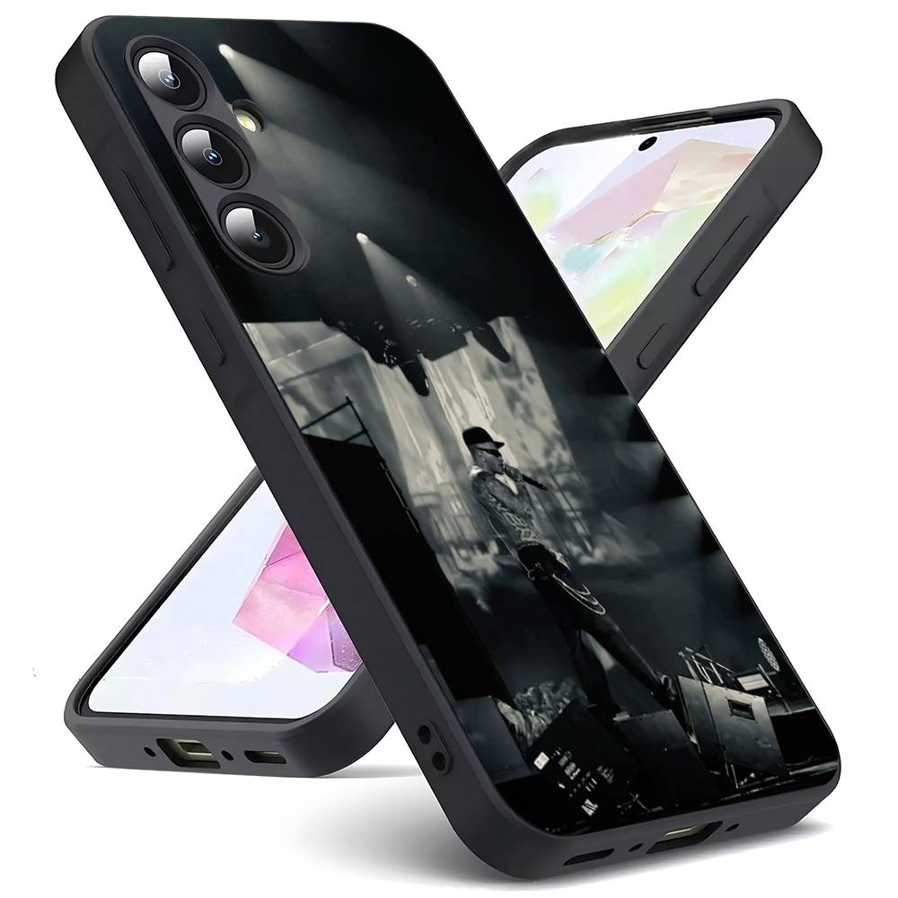 Sfera Ebbasta Luxury Black Phone Case For Samsung Galaxy S23 S24 S25 Ultra S22 Plus S21