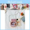 Adorable Princess Cartoon Crossbody Bag For Girls Stylish Pu Leather Mini Shoulder Purse