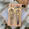 Moon And Star Quartz Earrings Alloy Fashion Jewelry For Women And Men