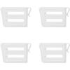 Refrigerator Dividers Clip,Adjustable Plastic Organizer Tools,Fridge Door Retractable Snap-on Space Separators Kitchen Storage