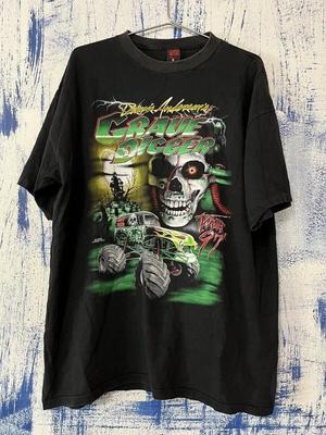 Vintage 1997 Grave Digger Black Short Sleeve Unisex Shirt Reprint S-5XL Unisex T-Shirt