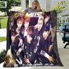 BTS 3D Kpop Bangtan Boys Couverture de lit Bureau Maison Randonnée Pique-nique Couette Épaisse Couvre-lit Tendance Couverture en Flanelle