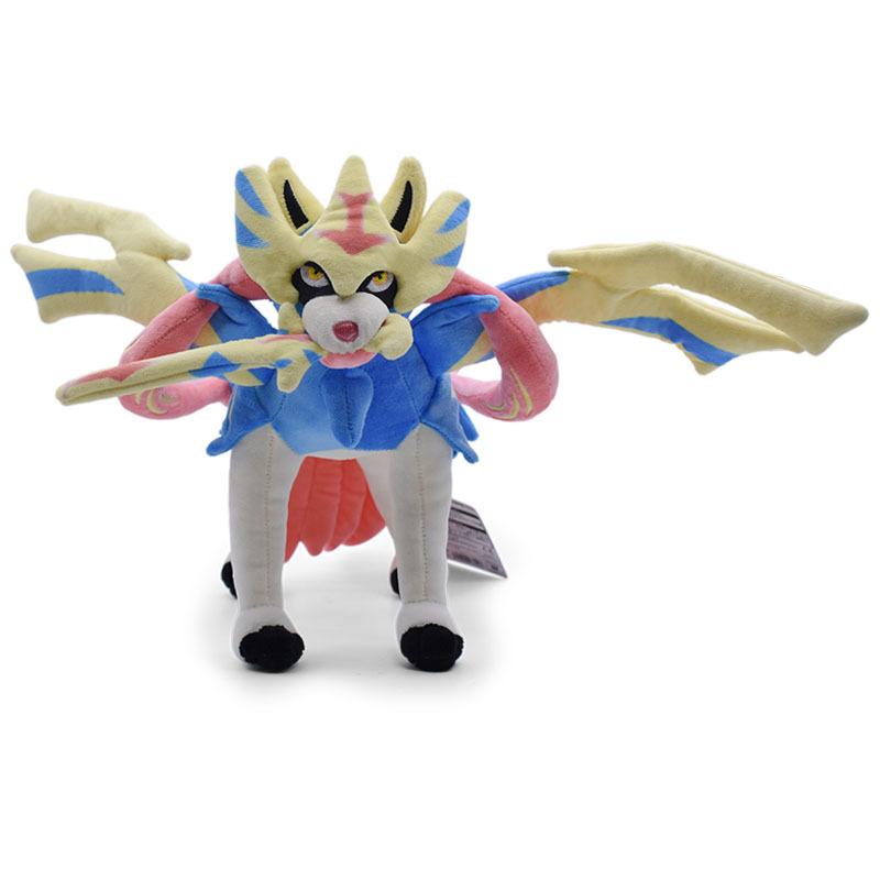 Sword&Shield Plush Toys Zacian Zamazenta Dauntless Shield Intrepid Sword Stuffed Doll Cool Xmas Gift for Kid's