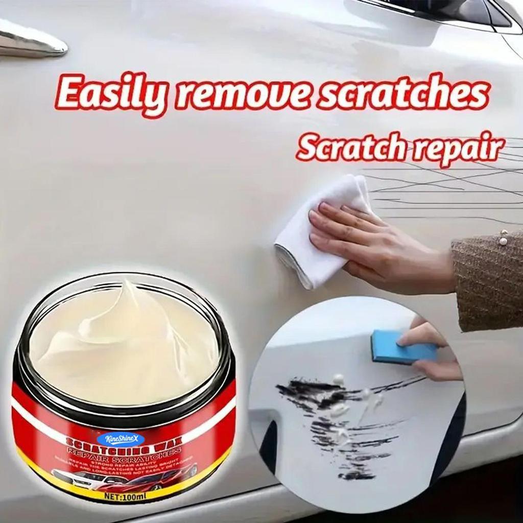 Cire de réparation des rayures de voiture Retouche instantanée Protection de peinture longue durée Rayures mineures Application facile Crème restauratrice de peinture