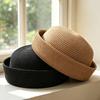 Weave Straw Pillbox Hat Elegant Fedora Hat Fashion Medicine Box Hat  Summer Wear