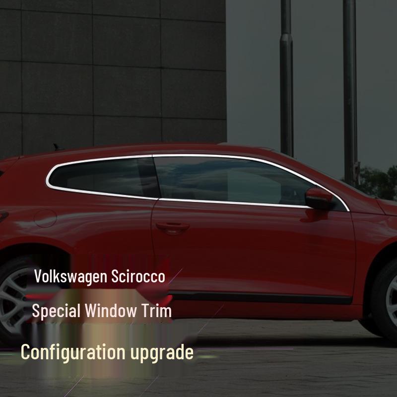 Edelstahl Glänzende Fensterzierleisten & Türkantenschutzleisten für Käfer und Scirocco