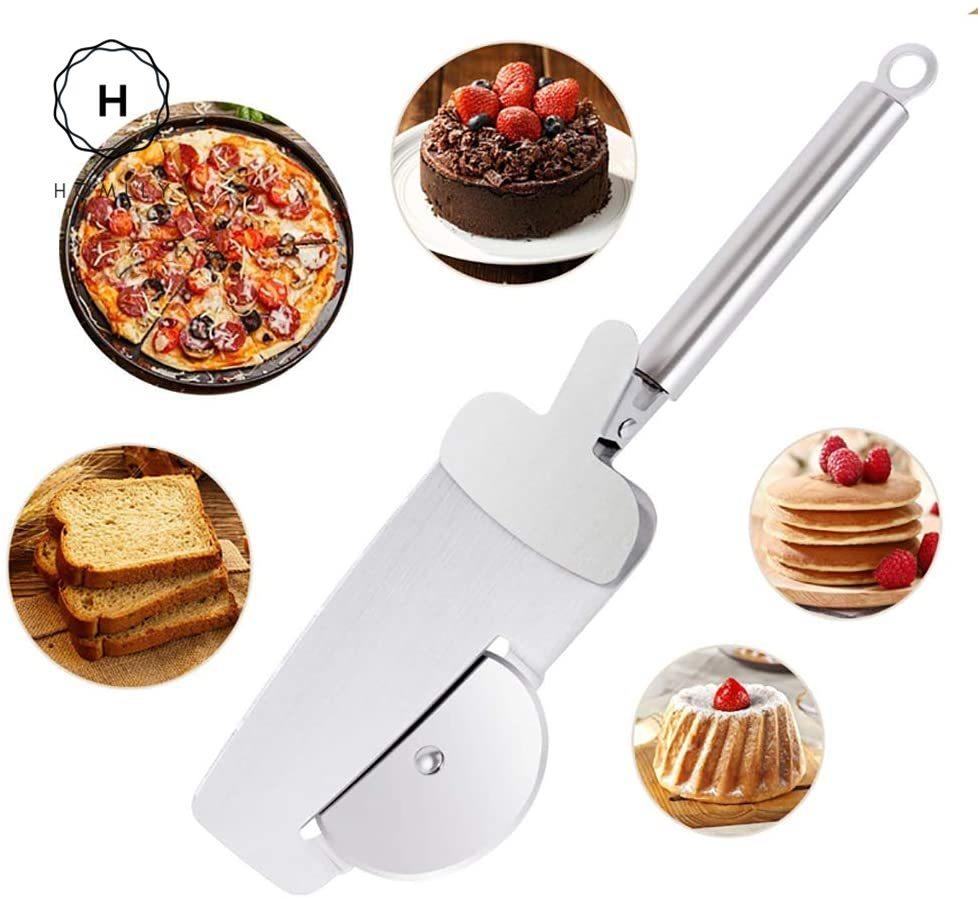 Homlly Tonii Pizza Wheel Cutter with Serve spoon
