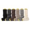 Wool Embossed Openwork Calf Women's Stirrup Leg Warmers - Autumn & Winter Fashionable Soft Mid-Calf Socks