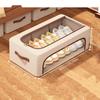 Caja de Almacenamiento de Zapatos Plegable Armario del Hogar Fondo de Cama Resistente a la Humedad y al Polvo Soporte para Zapatos Bolsa Organizadora Multifuncional