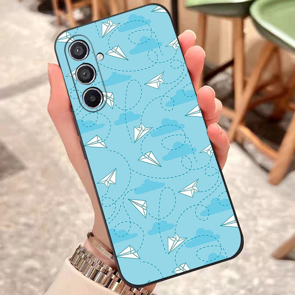 Travel Airplane Route Phone Case For Samsung S25 Edge 24 23 22 21 20 Ultra Plus Fe Galaxy A54 53 34 25 16 Silicon Cover