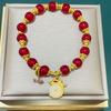 Imitation Hetian Jade Bracelet - Women's Retro Design, Elegant & Durable, Perfect Gift for Girlfriends.