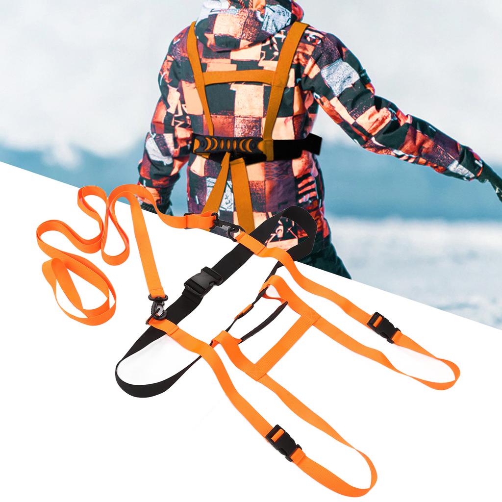 Kids Ski Harness High   Improve Learning Efficiency Wear Resistant Nylon Adjustment Ski Training Leash for Ice Skating