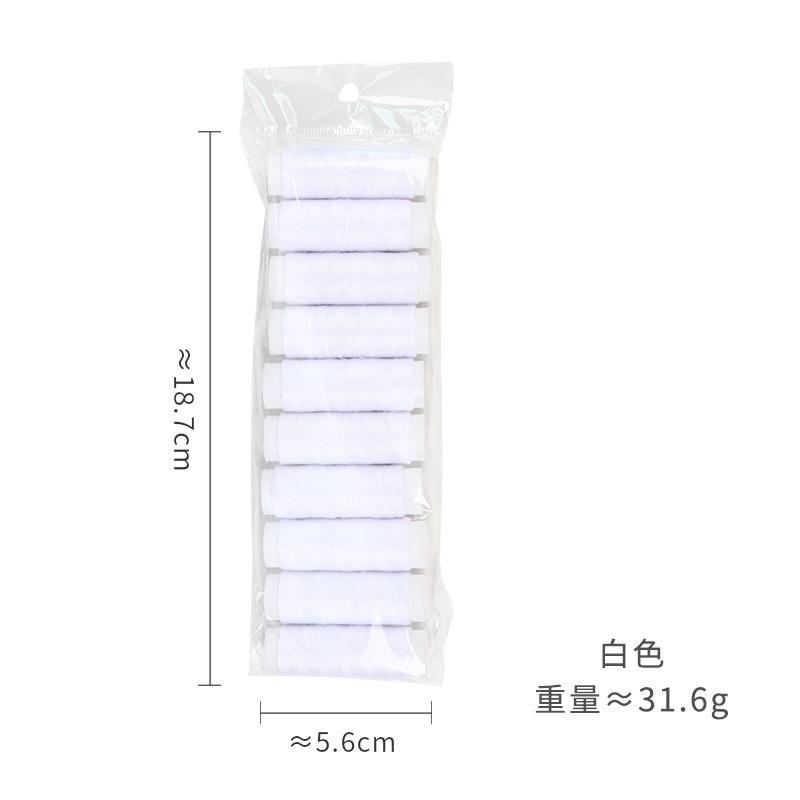 10Roll Polyester Yarn Sewing Thread Roll Machine 50 Yarn/Spool Hand Embroidery Each Spool for Home Handwork DIY Patch Sewing Kit