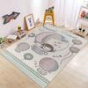 Cute Cartoon Animal  Rug Series Playful Bird  Air Balloon Dinosaur Pattern Floor  For  Room