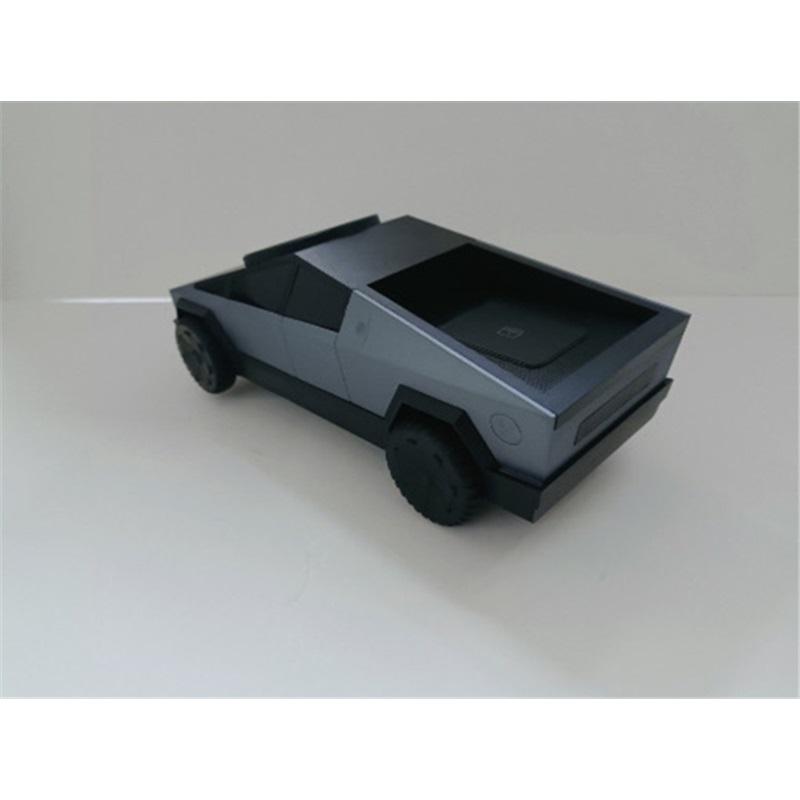 

Подставка для рабочего стола Cybertruck Qi2 3-в-1 CyberDock Беспроводная зарядная станция для iPhone Samsung, AirPods, iWatch Galaxy Watch серый