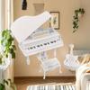 3 Pezzi Strumenti Musicali Miniatura Oggetti di Scena Casa delle Bambole Pianoforte a Coda Mobili Chitarra Violoncello Modello Accessori per Bambole Ornamenti di Simulazione