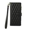 Flip Case for Samsung Galaxy Z Fold 8 Ultra 5G 2026 Zipper Leather Wallet Checkered Funda for Galaxy Z Fold8 Ultra Cover