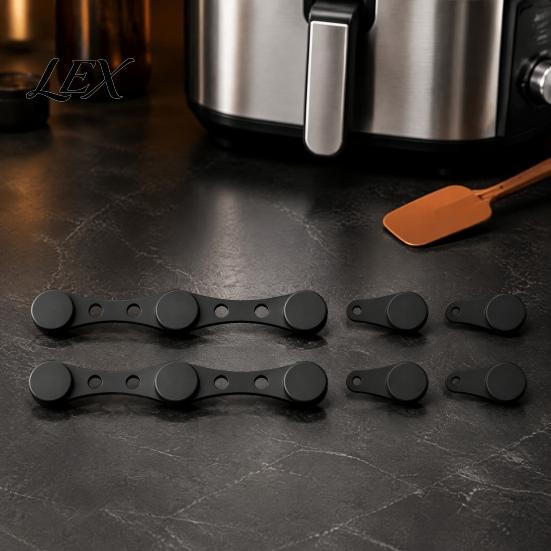 Air Fryer Paper Stabilizer Magnetic Parchment Clips, Food Grade Silicone Buckle, Heat Resistant Clip Holder for Secure Liner Placement And Even