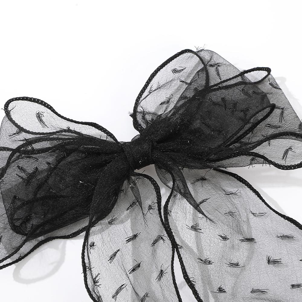 Long Ribbon Hairpin Large Barrette Bow Hair Clip For Women Girls Hairgrip Headwear Hair Accessories