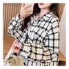 Navava Women Vintage Outer Check Long Sleeve Shirt Nb2309