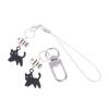 Gatto Nero Kawaii Y2K Ciondoli per Telefono Portachiavi Accessori Per Fotocamera Ccd Auricolari Zaino Da Appendere
