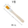 10 Pcs Yellow Nylon Flat Brush Oil Painting Nylon Brush Art Brush Wooden Oil Painting Brush Flat Brush