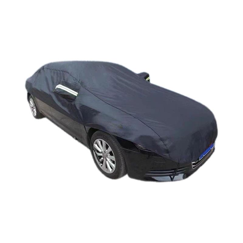 Universal Four Seasons Car Cover: Sun & Rain Protection, Heat Insulation, Dustproof, Sunshade - Oxford Cloth Half Cover