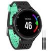 Compatible Silicone Wristband for Garmin Forerunner 235/620/735XT - Two-Color Round Hole Design.