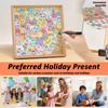 DIY Wooden Puzzle With Frame Cat/Dog/Rabbit Unique Animal Wood Puzzle Hand-Painted Coloring Wooden Puzzle Kid Gifts Home Decor