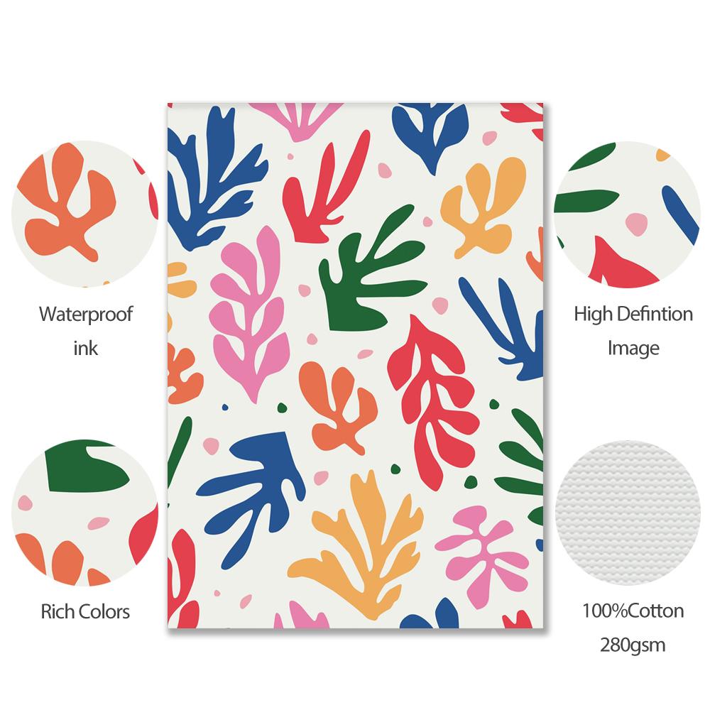 Matisse Abstract Poster Blue Girl Nude Art Print Nordic Canvas Painting Colourful Leaves Wall Picture For Living Room Home Decor