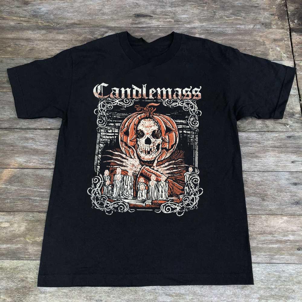 Винтажная футболка группы Candlemass с черепом Размеры от S до 5XL 2F866 S