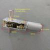 DC12/24V Double Shaft Turbine Worm Gear Motor, High Torsion High Speed Reduced Gearbox Motor WGF180-55