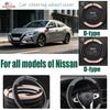 For Nissan Car Steering Wheel Cover Anti Slip and Sweat Absorbing Steering Wheel Handle Cover Breathable All Season Universal