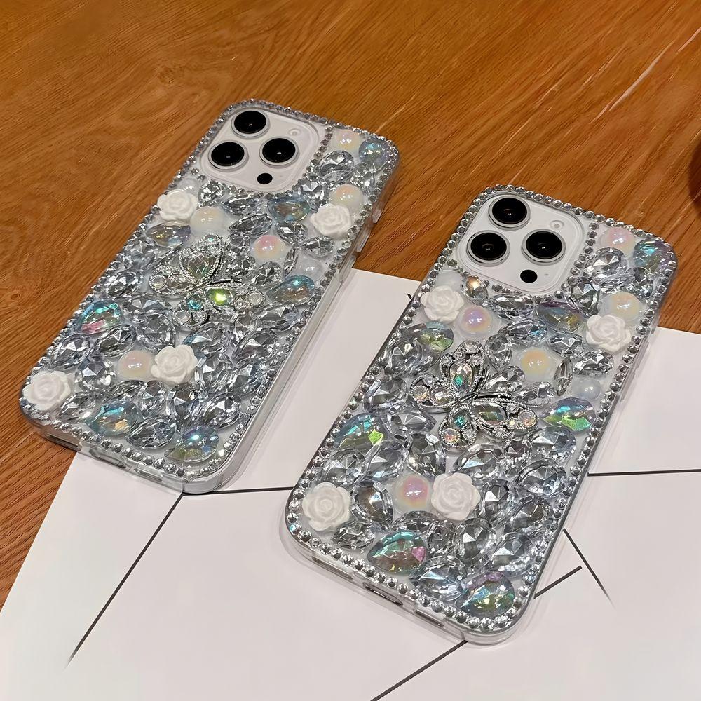 Glitter Bling Crystal Rhinestone Butterfly Phone Case For XiaoMi 15 Ultra 14 Pro 14T 14A Plus 13 Lite 13T 12 12T 12S 12X 5G Cover Gift girl