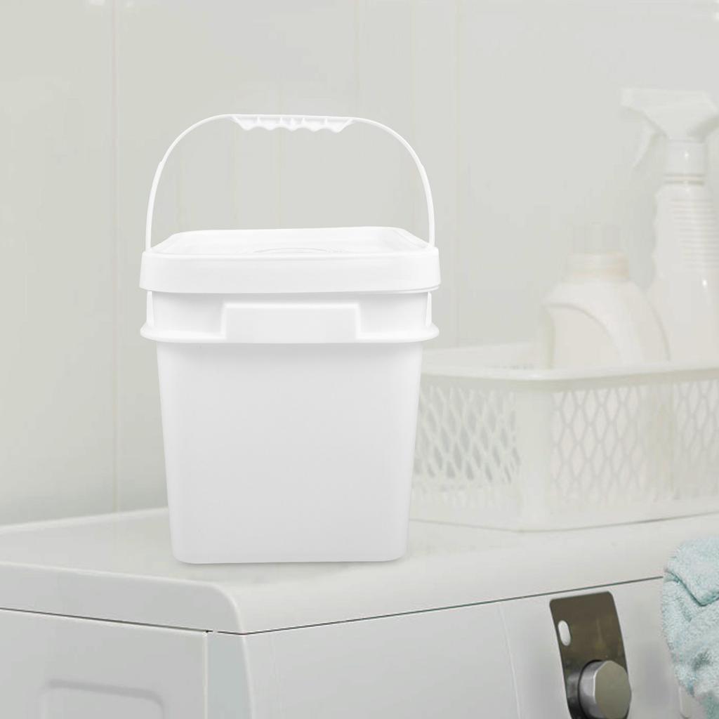 Sealed Lid Bucket Multi-Functional Plastic Storage Container For Laundry Powder Dried Food Organizer Household Bucket