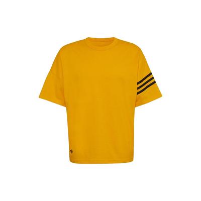 Originals Adicolor Neuclassics Einfarbiges Rundhals Kurzarm T-Shirt Herren Tops Gold HM1877