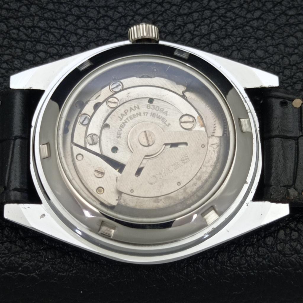 SEIKO 5 AUTOMATIC JAPAN MENS 6309A REFURBISHED BLACK COLOR DIAL WATCH a440314-4 Sk-a440314