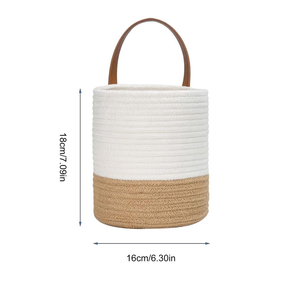 Weaving Storage Basket Woven Basket Household Toys Storage Baskets Dirty Clothes Basket Miscellaneous Organizer Space Saving 1990₽