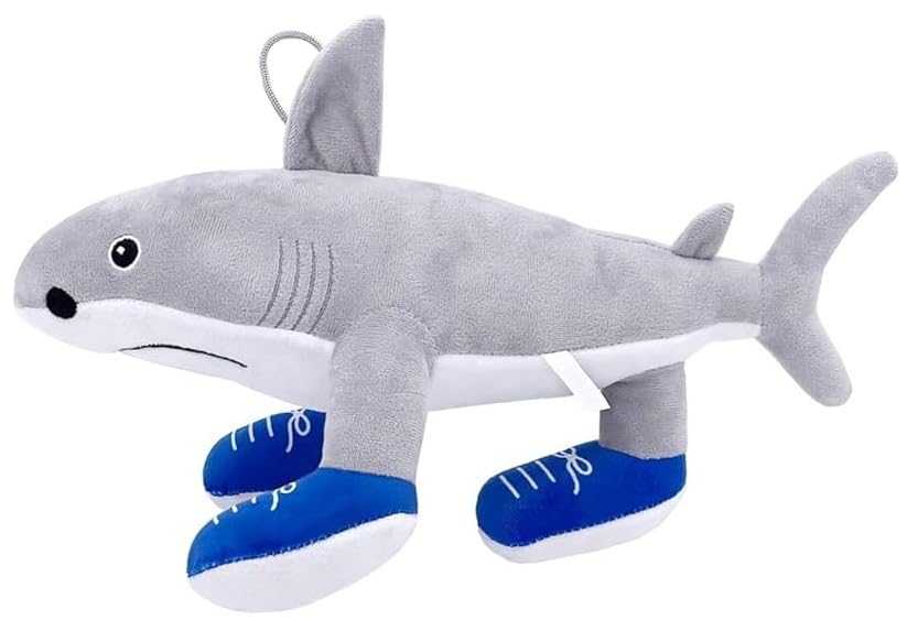 

Итальянская мягкая игрушка Brainlot AI Монстр-акула, Прибл.. 28см