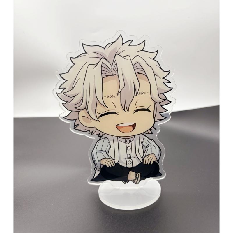 

12 см Клинок, рассекающий демонов Kimetsu Yaiba Аниме Акриловая подставка Мультяшная Двухсторонняя Настольное украшение Хэллоуин для детей Развлекательная Забавная Безопасная для игры 12cm