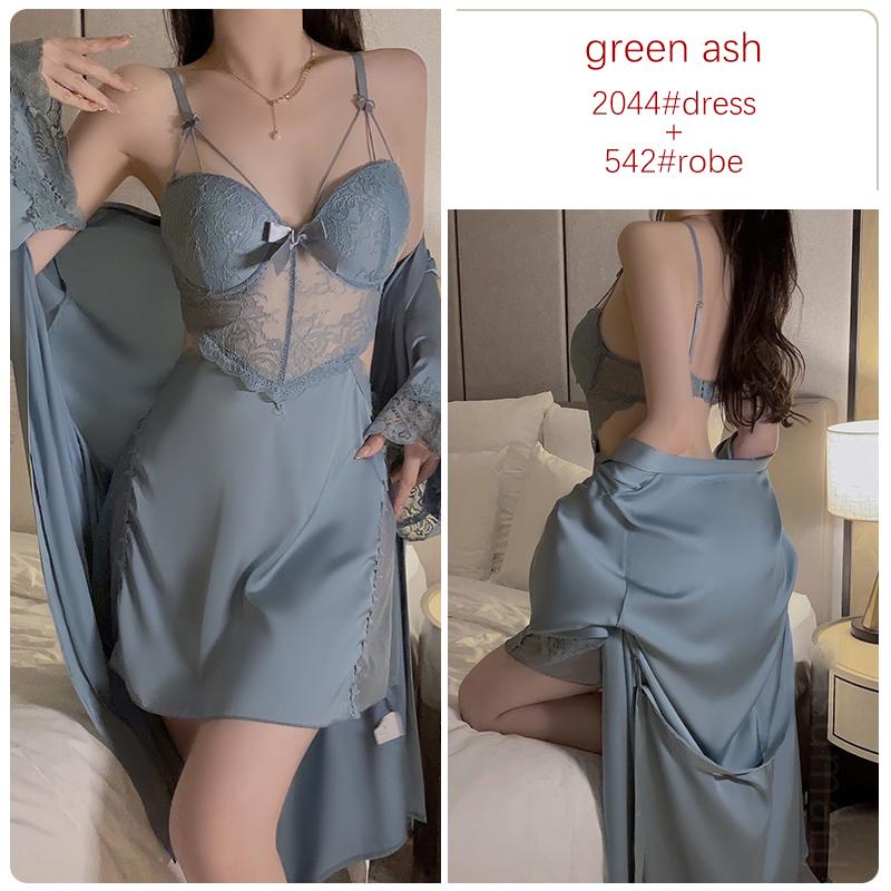 Sexy pyžamo s kosticemi a push-up vycpávkami na hrudi, krajkové šaty s odhalenými zády a podvazky